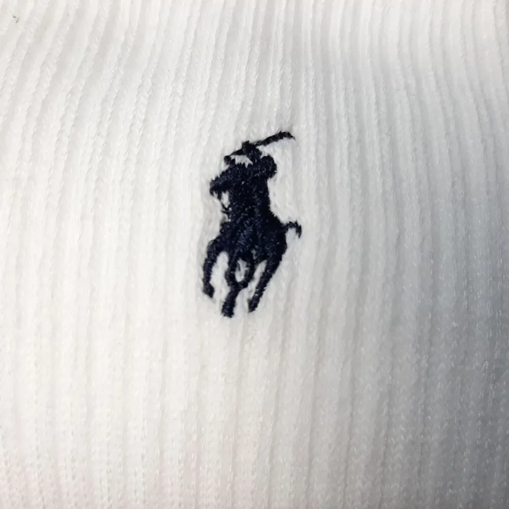 Polo Ralph Lauren Socks Mens White 6 Pairs Classic Sport PRL ZP821005PK6N